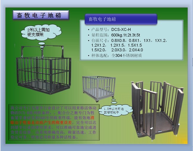 內(nèi)蒙古稱活畜秤,不帶圍欄畜牧秤,稱羊/牛電子磅