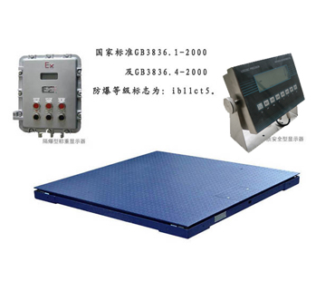 防爆電子地磅,防爆地磅秤,2噸防爆電子地磅